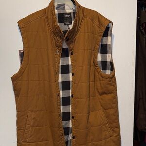 Vans Men's Brown Quilted Vest